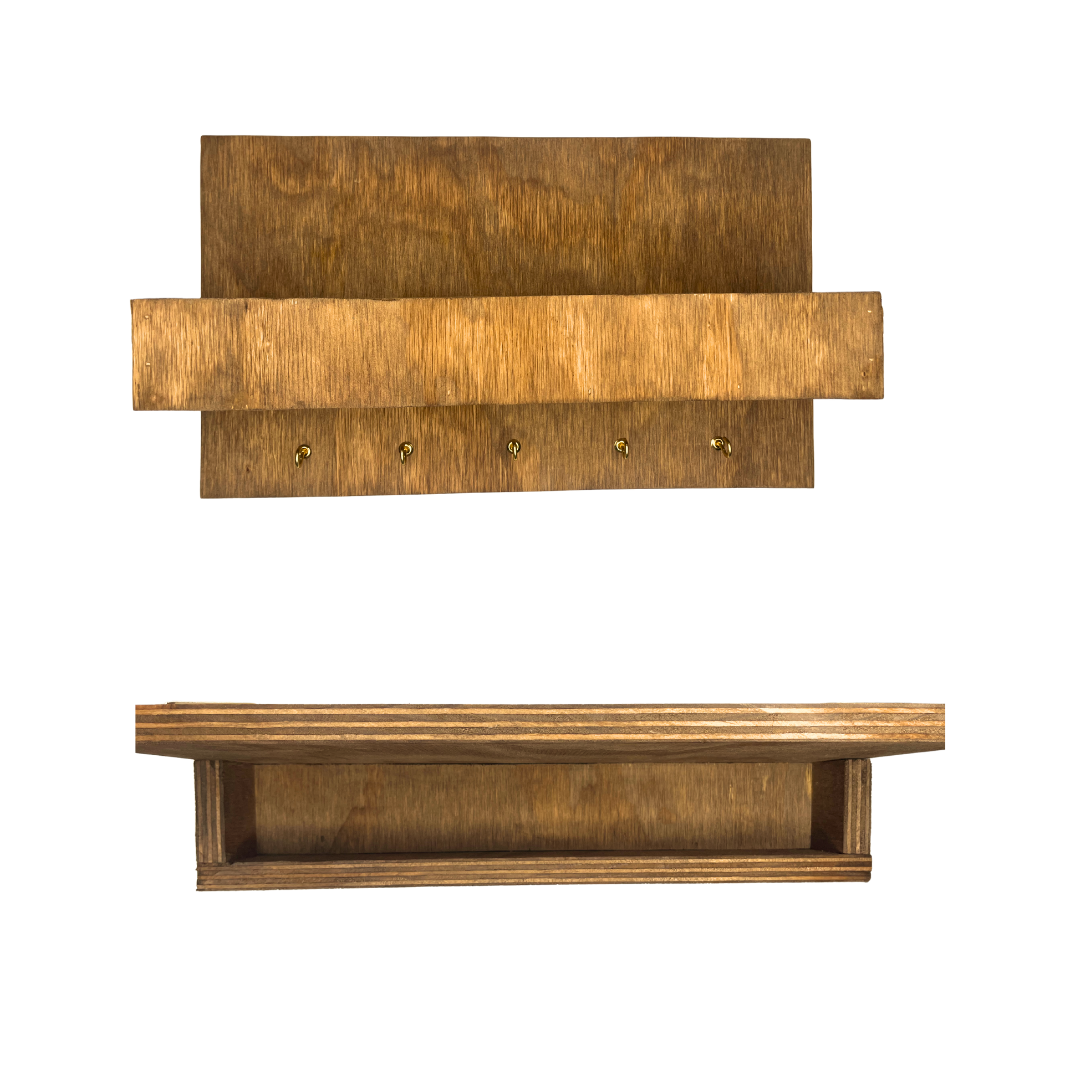 Key Rack with Shelf