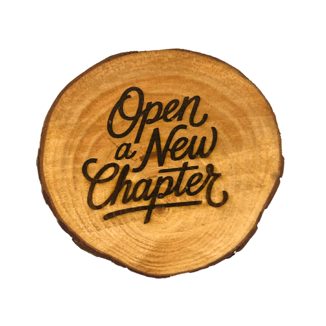 Open a New Chapter Coaster